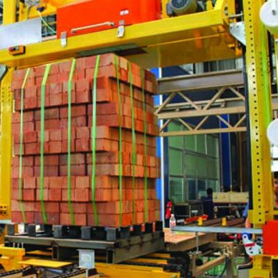 China 30000 piezas/hora Línea de producción de ladrillos de arcilla Máquina de embalaje totalmente automática eficiente en venta
