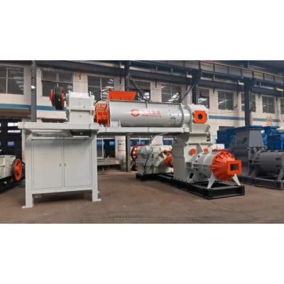 China Double Stage Vacuum Extruder Clay Brick Making Machine For Clay Brick Extruding for sale