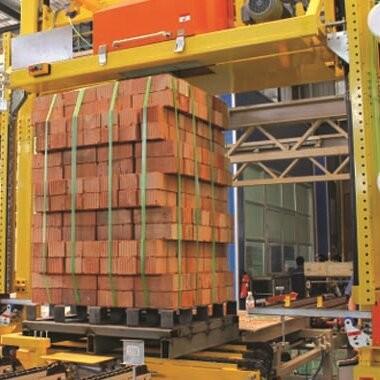 China 8000-12000 Stück/Stunde Kapazität Ziegelfabrik Maschine für vollautomatische Ziegel Pakagin zu verkaufen
