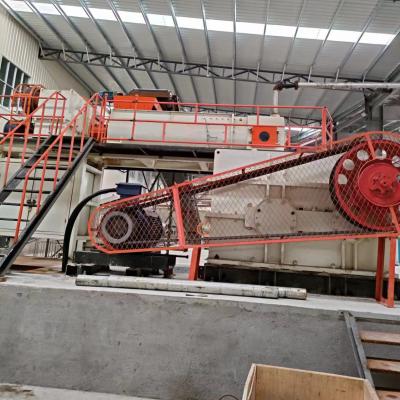 China JKY60 Extrusora a vácuo de duplo estágio Máquina de fabricação de tijolos para extrusão de colunas de lama à venda