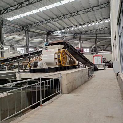 China 25 M3/hr Capacity Roller Crusher Brick Plant Machine For Raw Materials Coarse And Fine Crushing Te koop