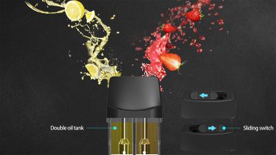 Chine Cbd Thc 1+1 stylo sans plomb jetable des doubles saveurs 280 Mah Rechargebale Vape de ml à vendre