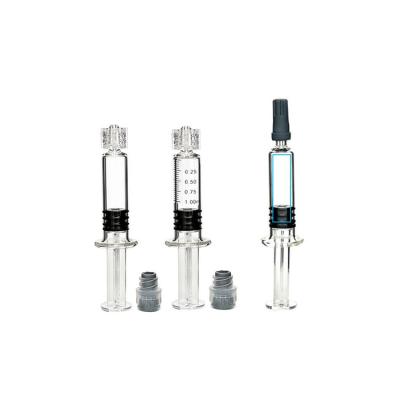 Chine Seringue en verre d'huile de CBD THC DELTA8, seringue 1ml de serrure d'IPlayecigs Luer à vendre