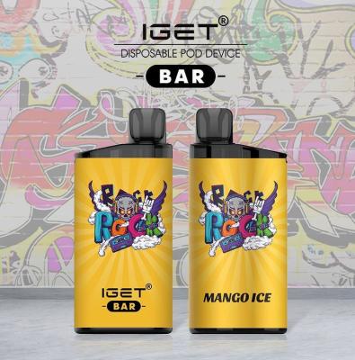 Chine Cigarette jetable des saveurs e de jus de Vape Pen Device 13 d'Iget de souffles originaux de la barre 3500 en stock à vendre