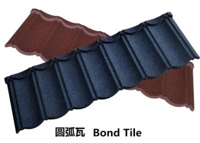 中国 色の石は鋼鉄屋根瓦0.7mmの厚さを塗った 販売のため