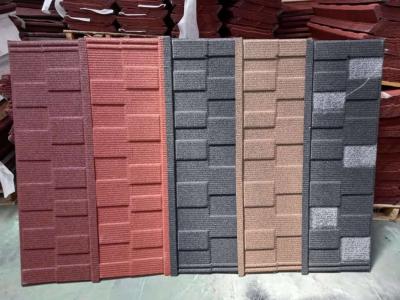 China Building Material Shingles Stone Coated Roofing Tiles Color Metal for sale