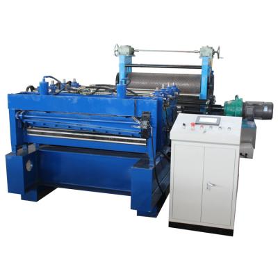 China Steel Sheet PLC Metal Plate Embossing Machine / Line Motor Driven for sale