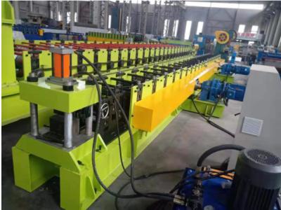 China 41*41 Solar Panel Bracketing Roll Forming Line Non Stop Hydraulic Cutting for sale