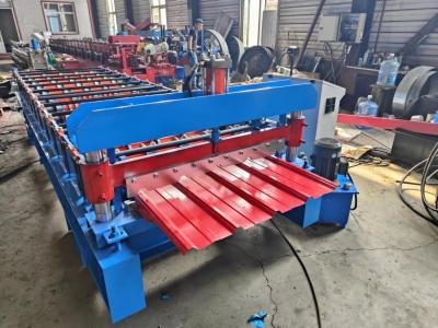 China Automatic Running IBR Roof Roll Forming Machine With Tiles Effective Width 840mm for sale