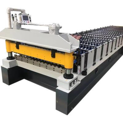 China ISO Automated Corrugated Roof Sheet Roll Forming Machine Corrugated Iron Making Machine for sale