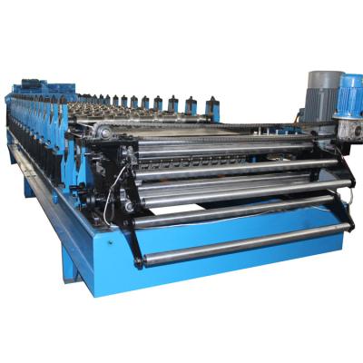 China efficient Double Layer Roofing Tile Machine With 1000-1200mm Forming Width Performance zu verkaufen