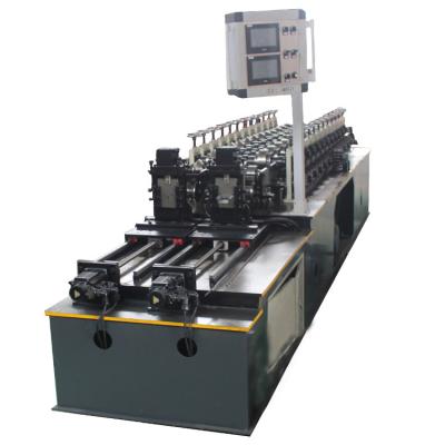 China Double Head Light Gauge Steel Stud And Track Roll Forming Machine 10-25m /Min for sale
