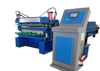 China High Speed 8-15m/Min Roofing Sheet Forming Machine Chain Drive for sale