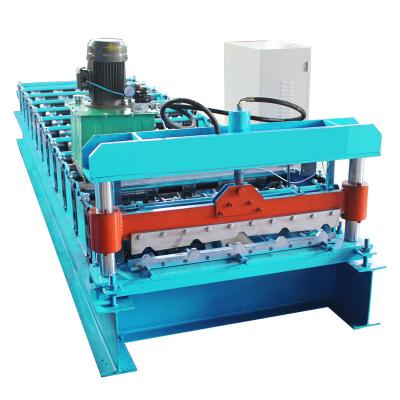 China 1250mm Aluminium Roofing Sheet Making Machine With Hard Chrome Coated Roller for sale