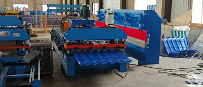 China Plc Control 8-15m/Min Roof Roll Forming Machine For Pre Painted Steel Coil for sale