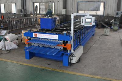 China Hydraulic Cutting Galvanized Double Layer Forming Machine Ibr And Wave for sale