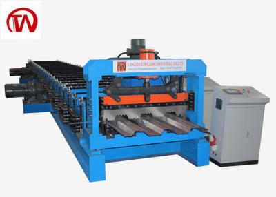 China 2 Sizes In 1 Floor Deck Roll Forming Machine 1220/1250mm Width 1.5mm Thickness for sale