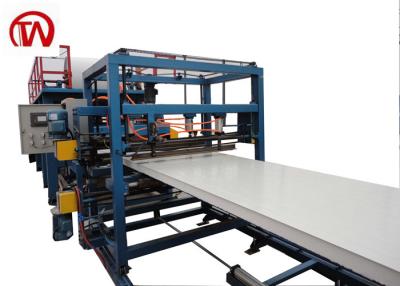China EPS Rock wool Sandwich Panel Roll Forming Machine PLC Control 50-150mm Thickness for sale