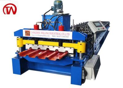 China IBR Roof Roll Forming Machine With 18 Stations Simple Structure No Pollution for sale