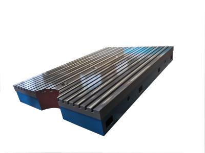 China Industrial Cast Iron Surface Plate For Motor Test Bed Customized Shape Color for sale