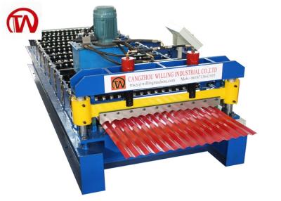 China High Strength Roof Roll Forming Machine Multi - Cor Metal Roof Making Machine for sale