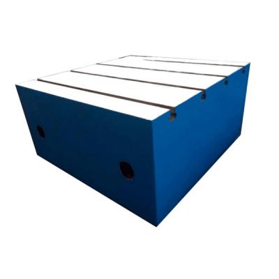 China Blauer Schlitz-Block des Roheisen-T für Maschine Nutzungsdauer Ded 800 x 800 Millimeter lange zu verkaufen