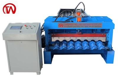 China Strong Roof Tile Roll Forming Machine Waterproof Metal Roof Panel Machine for sale