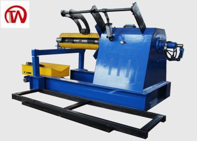 China Fully Automatic Hydraulic Coil Decoiler  High Precision 10 Tons Loading Weight for sale