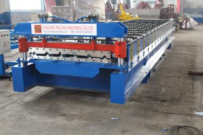 China Muskoka Glazed Tile Roll Forming Machine Easy Maintenance Long Working Life for sale