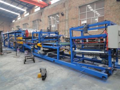 China Stahlwand-Rolle, die Sandwich-Platten-Maschine der Maschinen-Decken-PUF bildet zu verkaufen