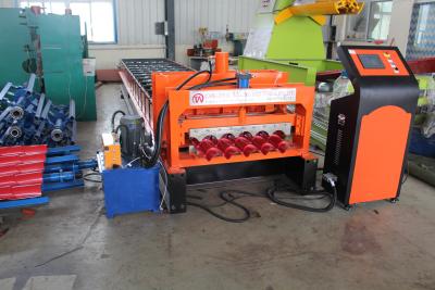 China Big Wave 4m / Min Roof Tile Roll Forming Machine for sale