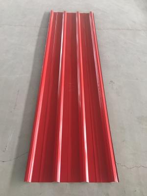 China Corrugated 508mm Prepainted Galvanized Steel Roofing Sheet for sale