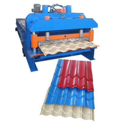 China Glaze Tile Molding Ppgi High Speed Roll Forming Machine 380v for sale