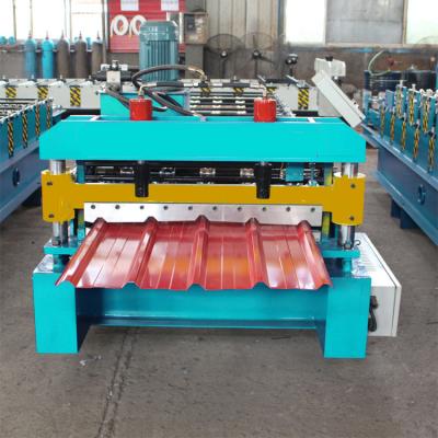 China Customization Galvalume Roof Panel Roll Forming Machine Plc for sale