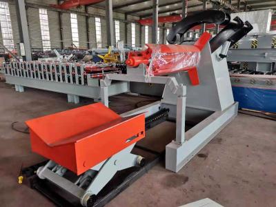 China Bobina de aço automática Decoiler hidráulico de 10 toneladas à venda