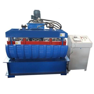 China Auto Crimping Curved Cranked Ibr Sheet Roll Forming Machine for sale