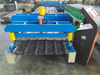 China Corrugated Metal Roofing Roll Forming Machine Full Automatic Plc Control for sale