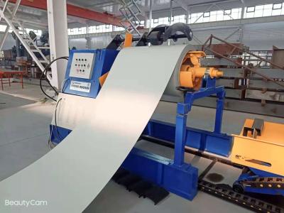 China Bobina de acero resistente de PPGI Decoiler que raja la línea máquinas en venta