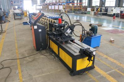 China Plc Waterproof Stud And Track Roll Forming Machine With Punching for sale