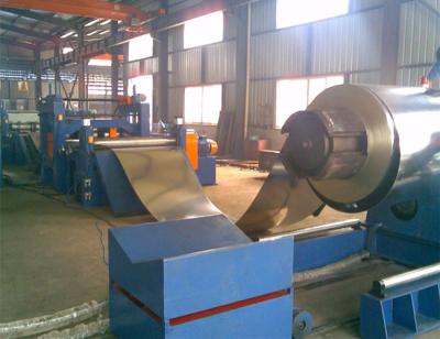 China 1.5mm-3mm Thickness Slitting Production Line Steel Coil Simple Speed 30m/Min for sale