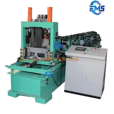 China Fly Saw Cutting Automatic CZ Purlin Forming Machine PLC for sale