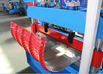 China Arch Camber Curving Ppgl Roofing Sheets Roll Forming Machine Hydraulic for sale