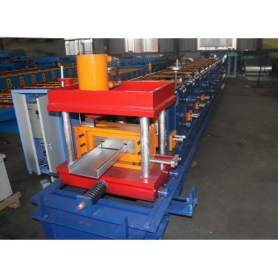 China Hydrulic Driving C Purlin Roll Forming Machine With Cr12Mov Cutter for sale