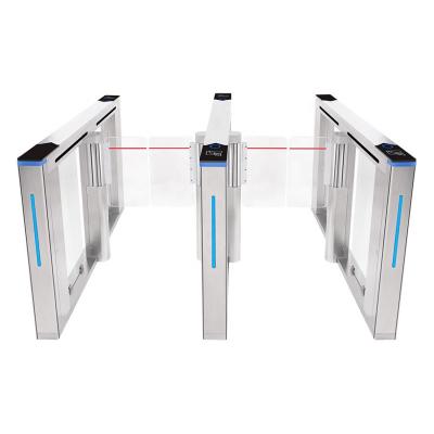 China High Speed Access Control Barrier Gate Facial Recognition Swing Double Barrier Gate for sale