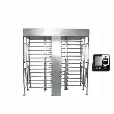 China Gym Full Height Pedestrian Turnstiles Access Control System Self Lock for sale
