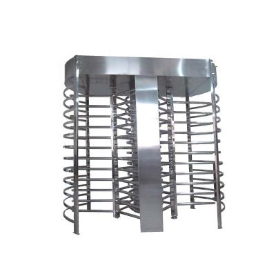 China Fingerprint 304 Steel Stainless Turnstile Full Height Emergency Access Features for sale