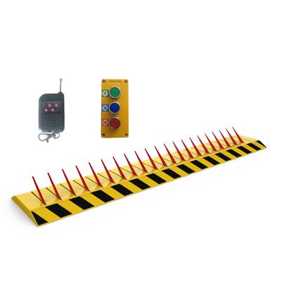 China Electric Traffic Automatic Tyre Killer Safety System Bollard Spike Road Blocker for sale