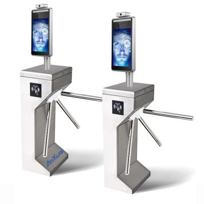 China Access Control  Face Recognition Turnstile With Body Temperature Measurement for sale