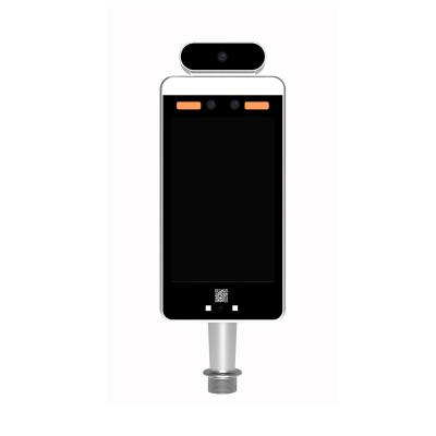 China QR Code Face Recognition Turnstile Access Control With Temperature Detection for sale