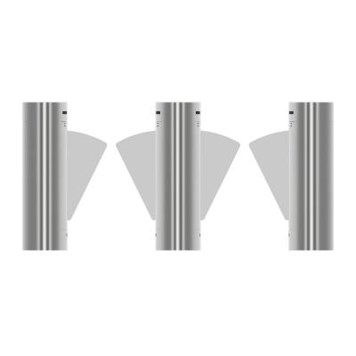 China Flap Electronic Turnstile Gates 304 Stainless Steel Low Noise Turnstile Entry Systems for sale